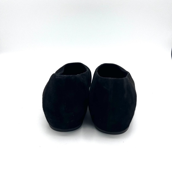 Eileen Fisher Una 2 Slip On Flat Hidden Wedge Shoe Black Suede Size 8.5 - Picture 8 of 13